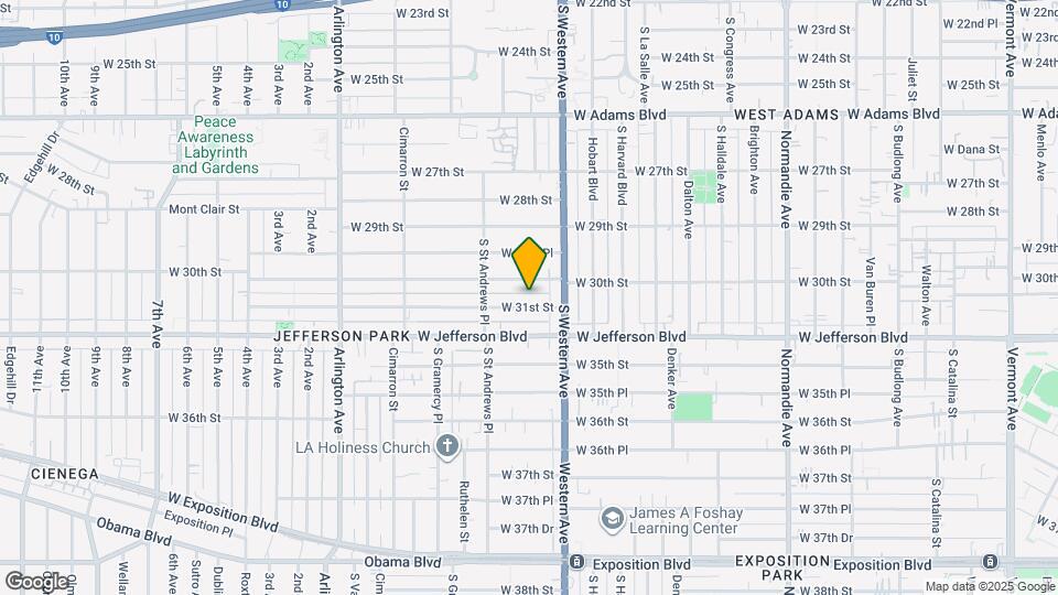 2041 W 31st St Map and Location Details