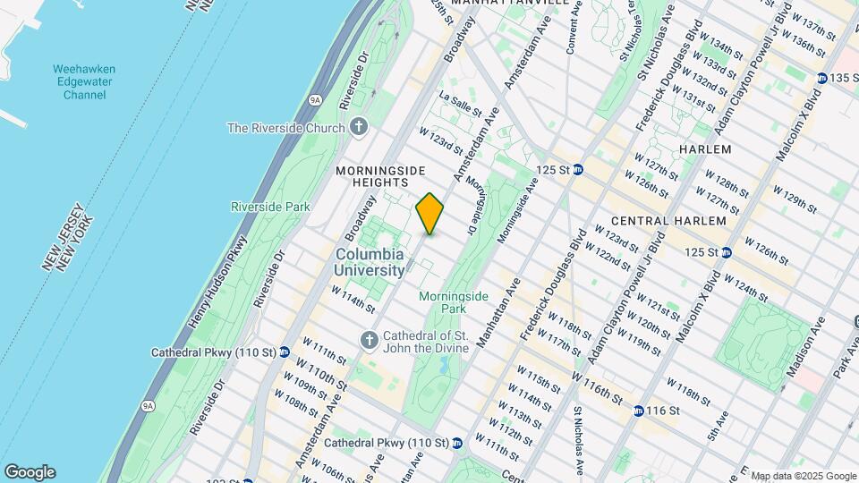 1181-1187 Amsterdam Ave Map and Location Details