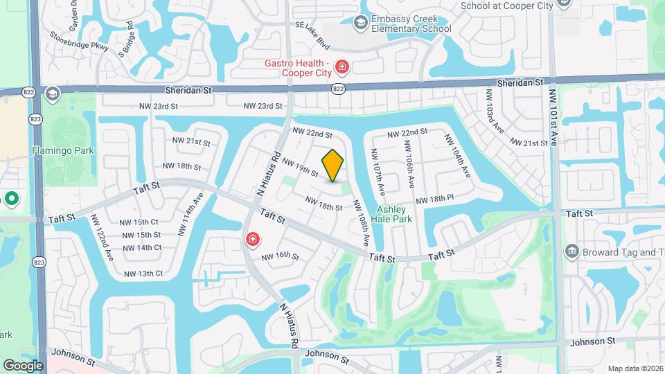 10900 NW 19th St Map and Location Details