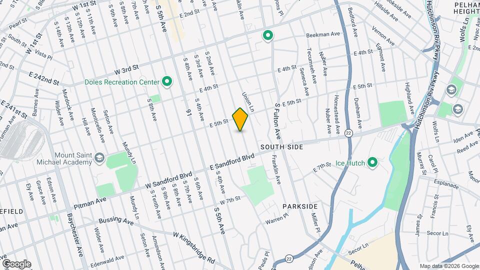 432 S 1st Ave Map and Location Details