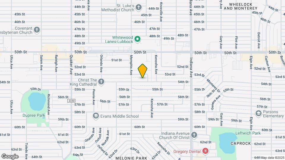 3708 54th St Map and Location Details
