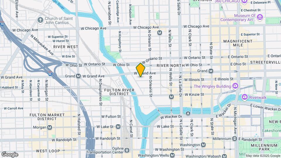 360 W Illinois St, Unit 7B Map and Location Details