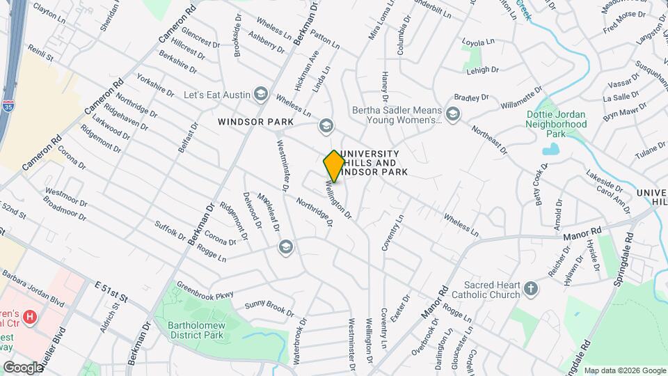 5803 Wellington Dr Map and Location Details