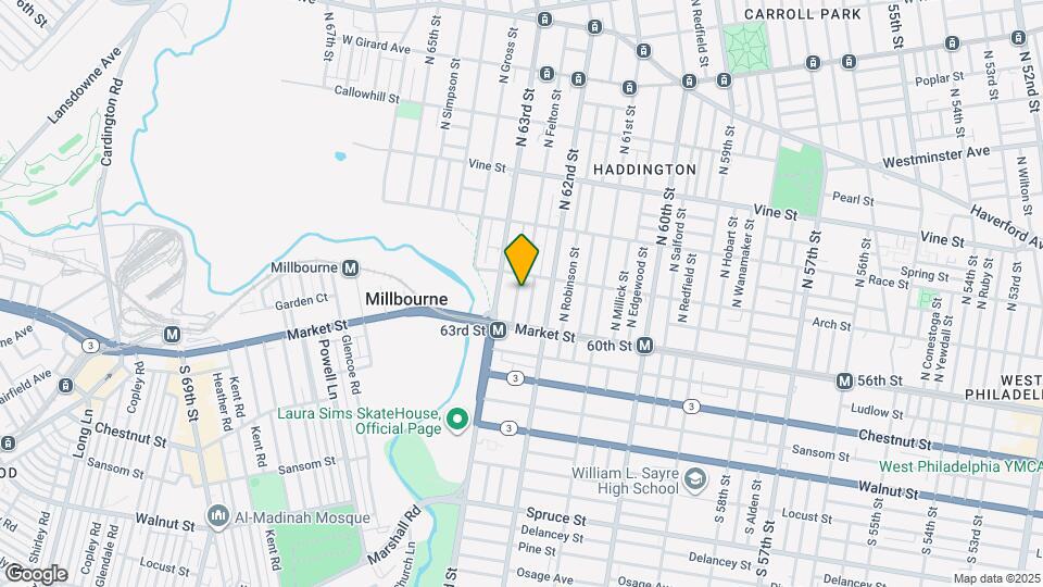 45 N Felton St Map and Location Details