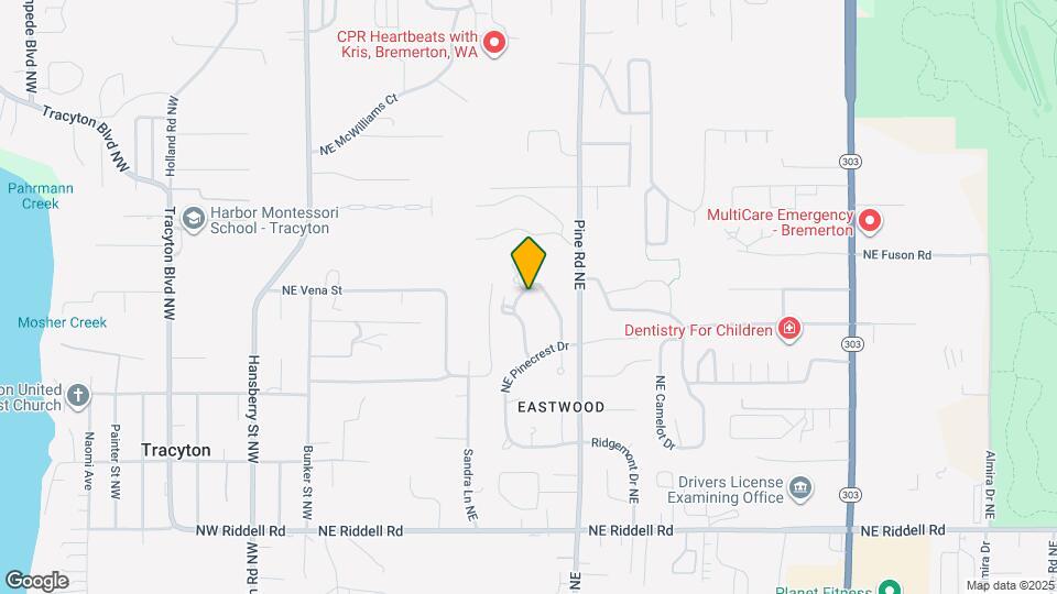 5401 Pineridge Dr NE Map and Location Details