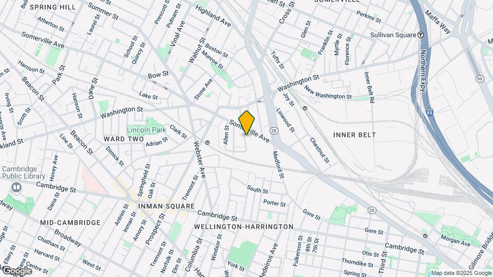 33 Merriam St, Unit 2 Map and Location Details