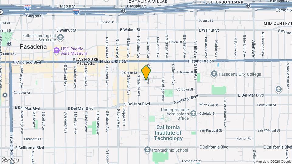 137 S Wilson Ave Map and Location Details