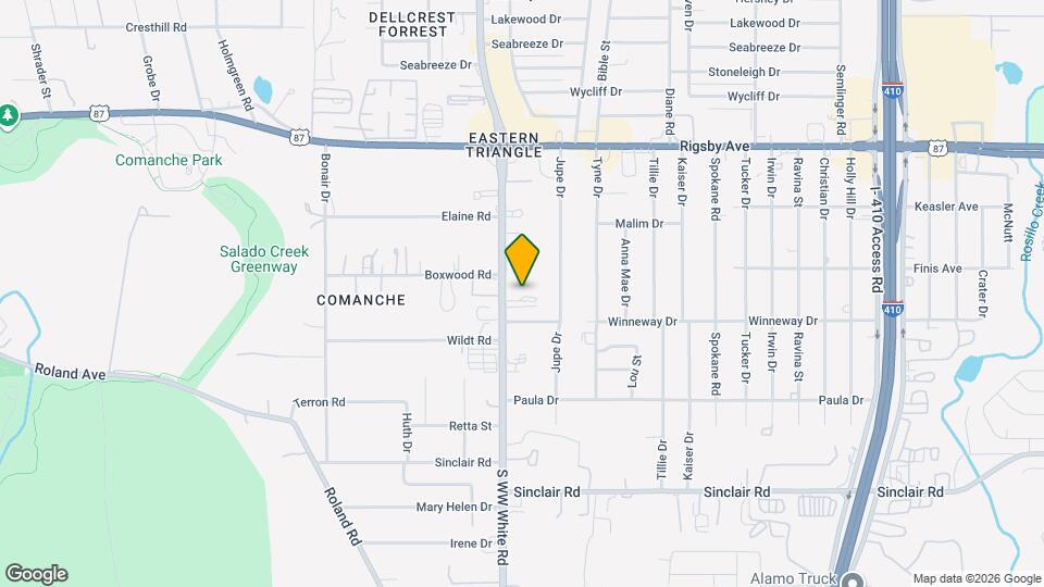 Villa O'Keefe Apartments Map and Location Details