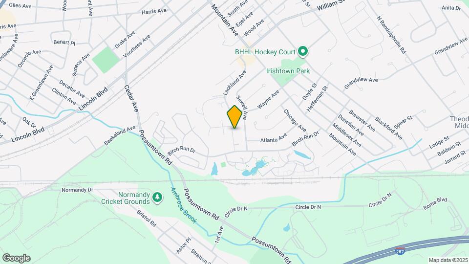 392 Lackland Ave Map and Location Details