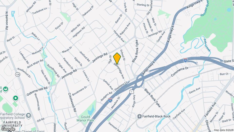 249 Sunnyridge Ave Map and Location Details