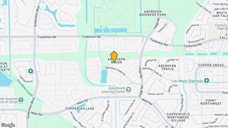 8910 Aberdeen Park Dr Map and Location Details