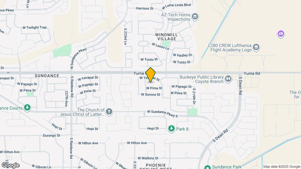 1352 S 221st Ln Map and Location Details