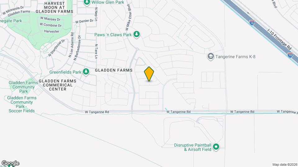 10692 W Dickerson Dr Map and Location Details