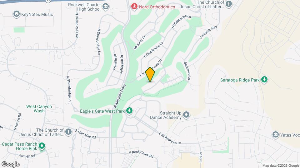 3809 E Cunninghill Dr Map and Location Details