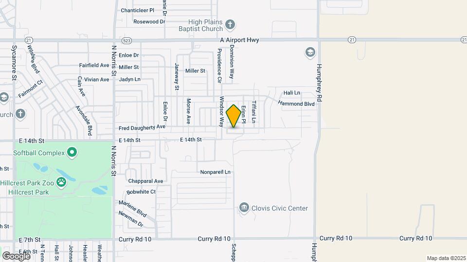 2613 Fred Daugherty Ave Map and Location Details