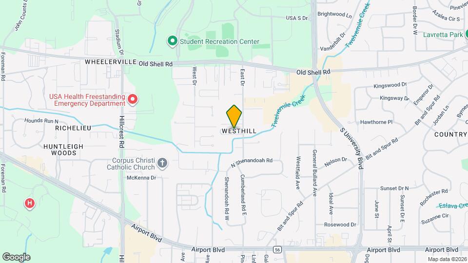 6016 Magnolia Pl E Map and Location Details