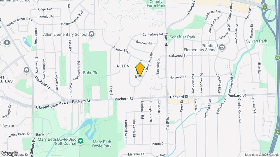 2734 Hampshire Rd Mapa y Detalles de la Ubicación