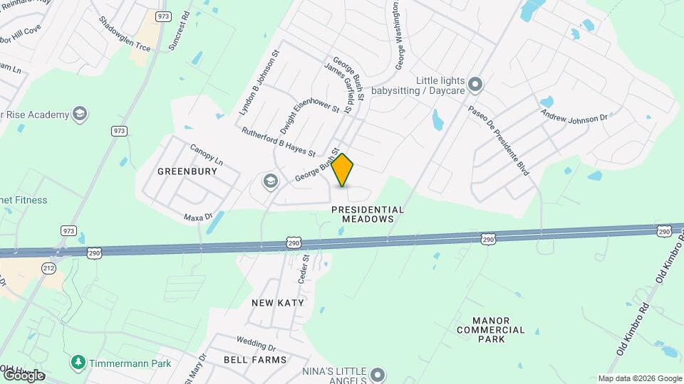 13326 James Monroe St Map and Location Details