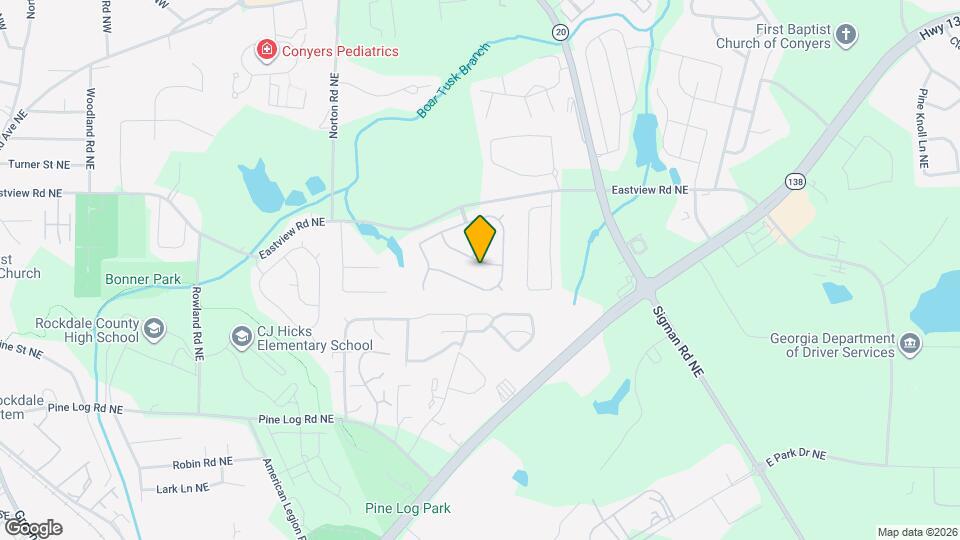 1418 White Rocks Way NE Mapa y Detalles de la Ubicación