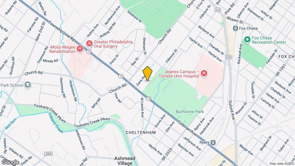 134 Fillmore St Map and Location Details