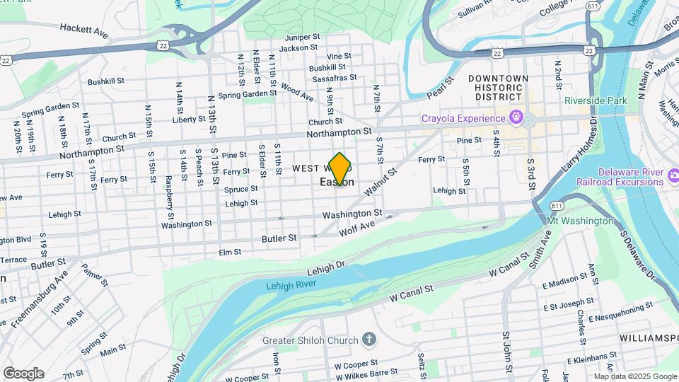 831 Lehigh St Map and Location Details
