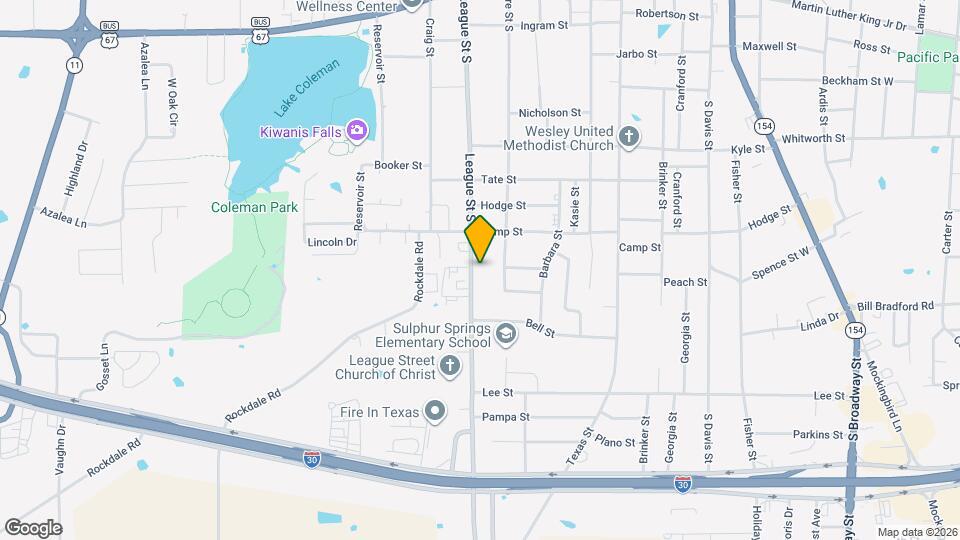 625 League St S Mapa y Detalles de la Ubicación