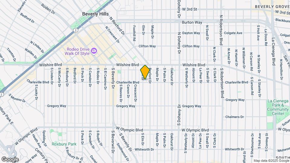 158-168 S Elm Dr Mapa y Detalles de la Ubicación