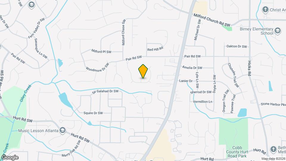 1968 Hidden Valley Dr SW Map and Location Details