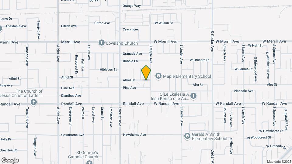 18264 Pine Ave Mapa y Detalles de la Ubicación
