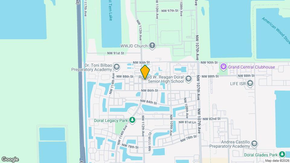 8720 NW 111th Ct Map and Location Details