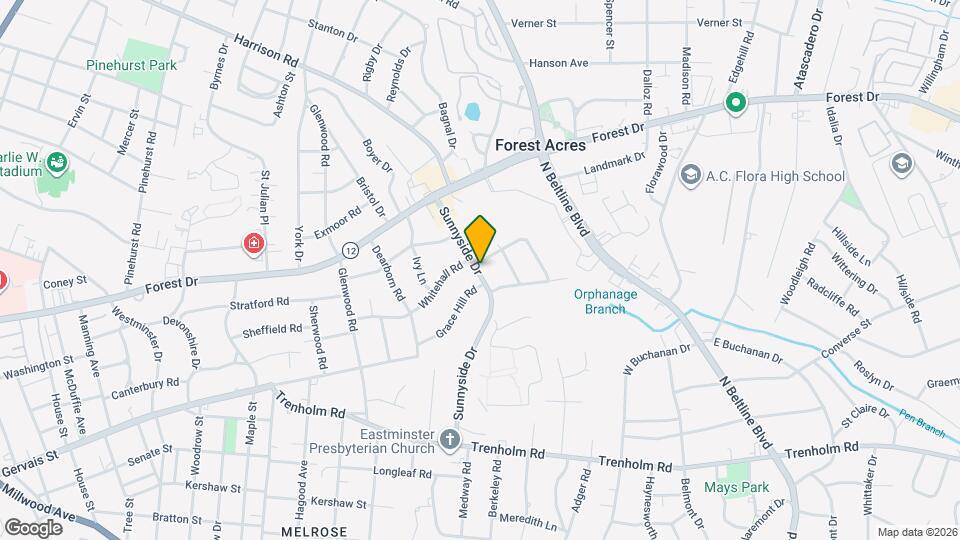 1432-1434 Sunnyside Dr Map and Location Details