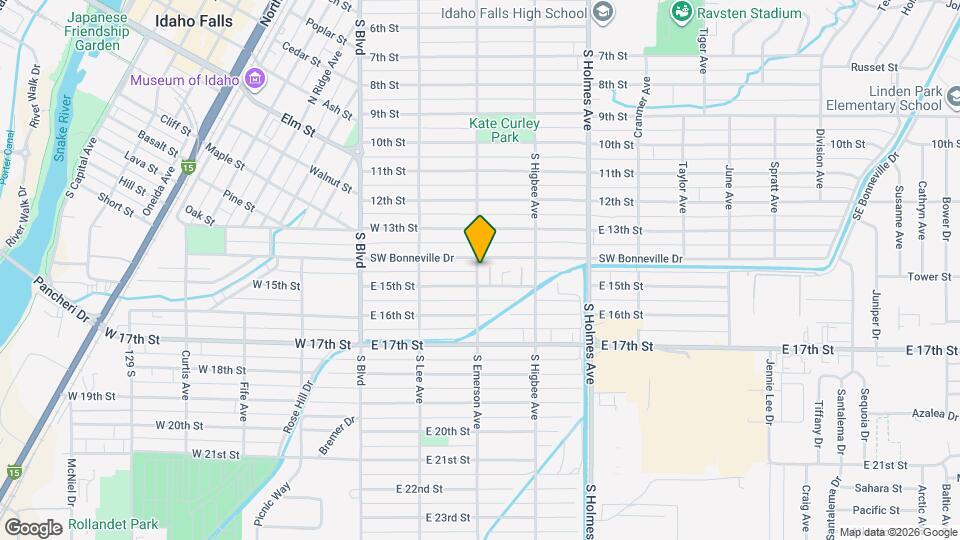 1445 S Emerson Ave Map and Location Details