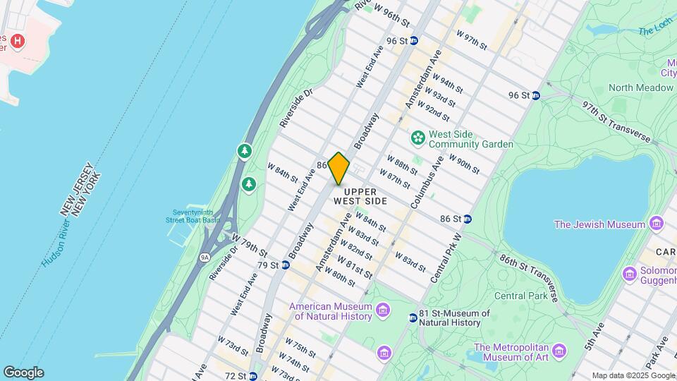 214 W 85th St Mapa y Detalles de la Ubicación