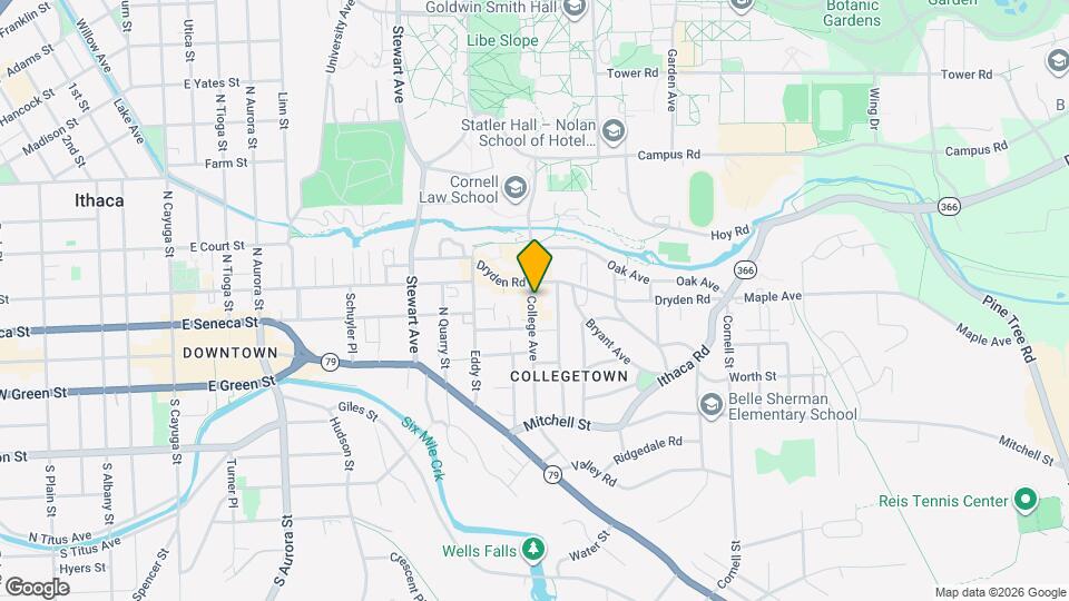 313-317 College Ave Map and Location Details