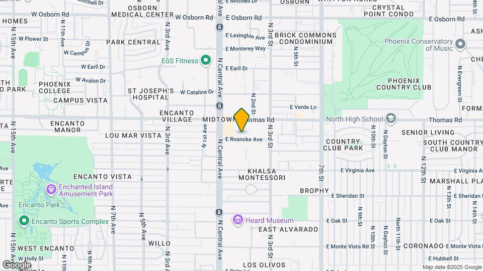 44 E Roanoke Ave Map and Location Details