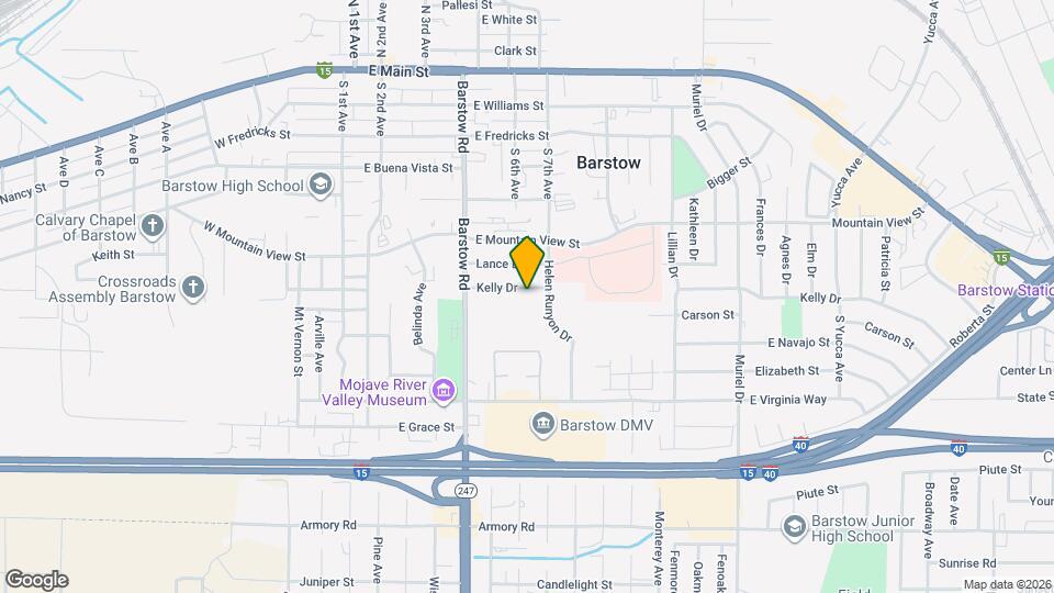 630 Kelly Dr Map and Location Details