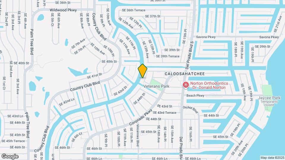 4034 SE 12th Ave Map and Location Details