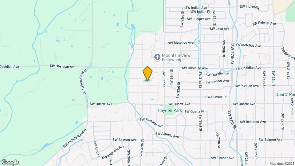3647 SW Pumice Ave Map and Location Details