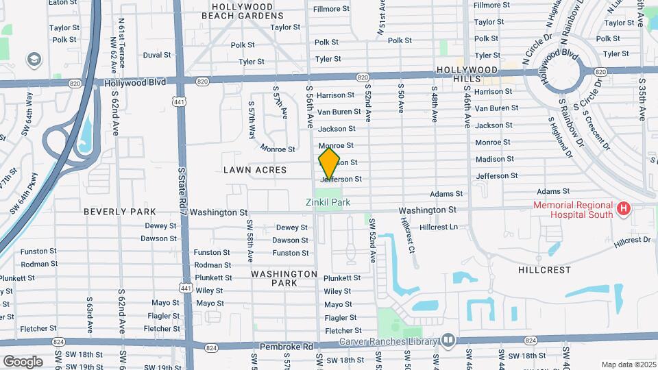 5424 Jefferson St Map and Location Details