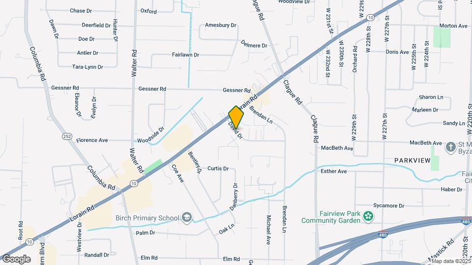 23855 David Dr Map and Location Details