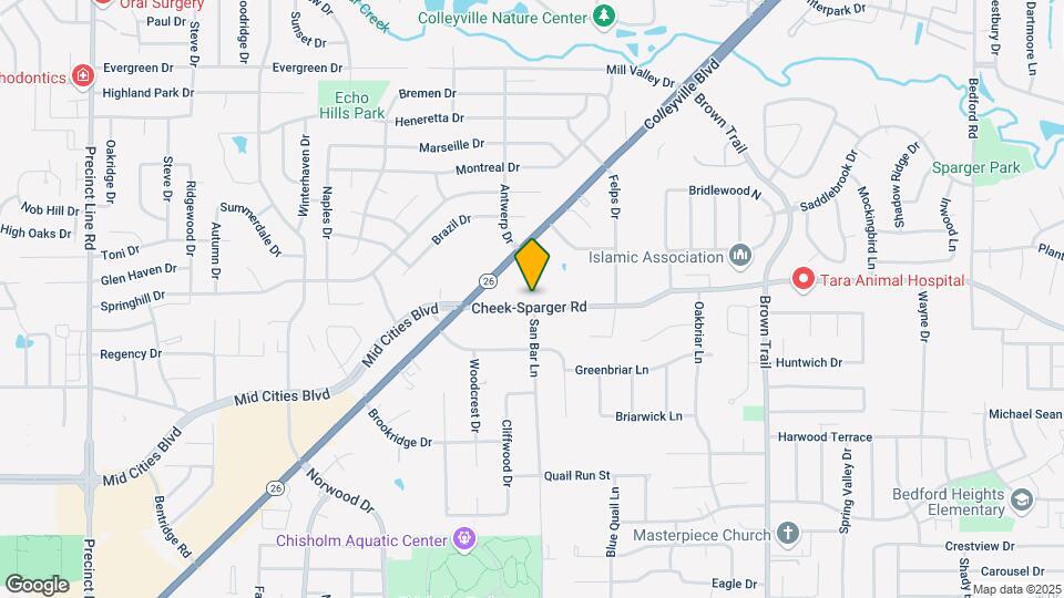 100 Cheek Sparger Rd Map and Location Details