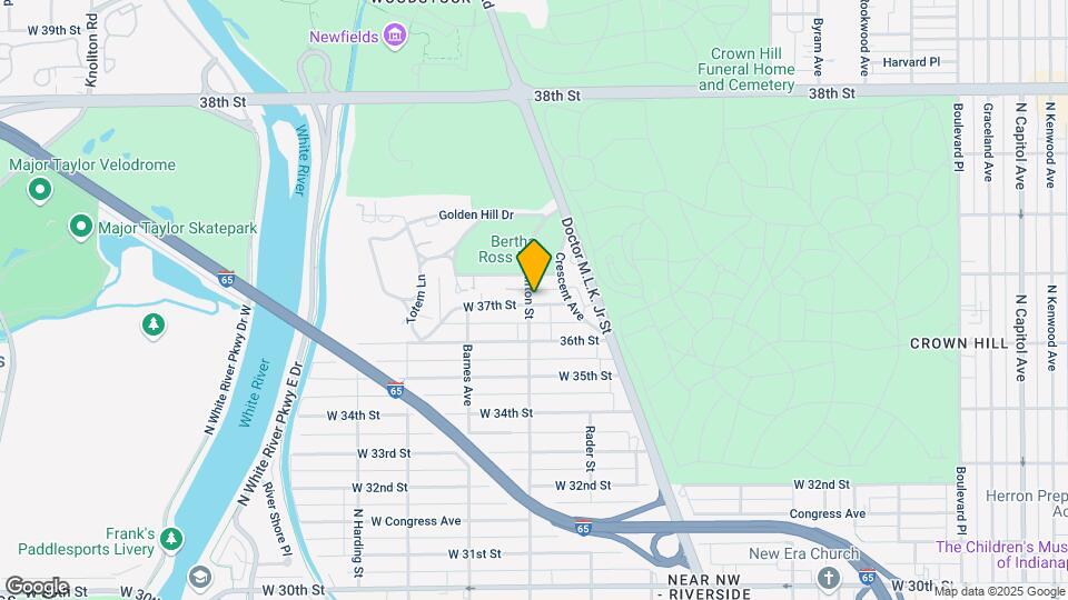 1064 W 37th St Map and Location Details