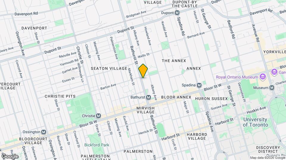 875 Bathurst St Map and Location Details