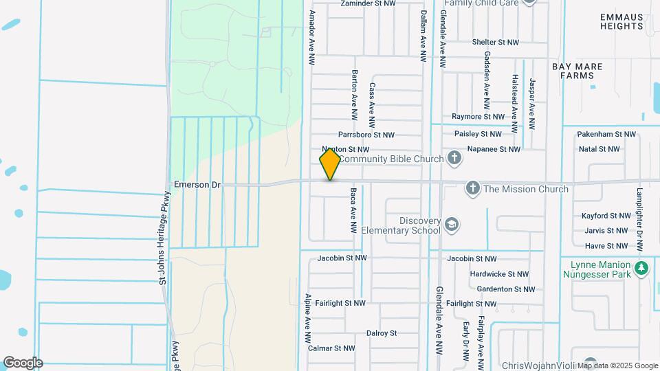 34 Emerson Dr NW Map and Location Details