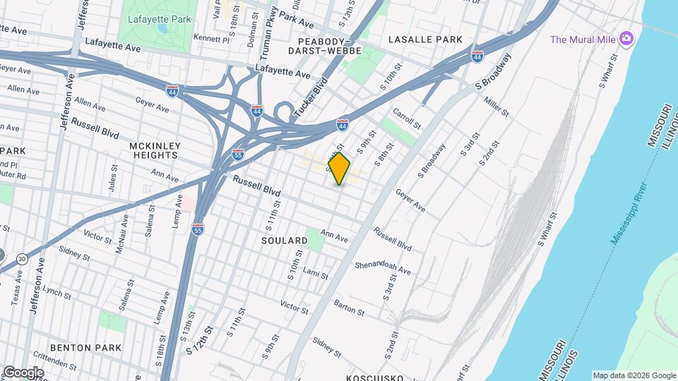 1929 S 9th St Mapa y Detalles de la Ubicación