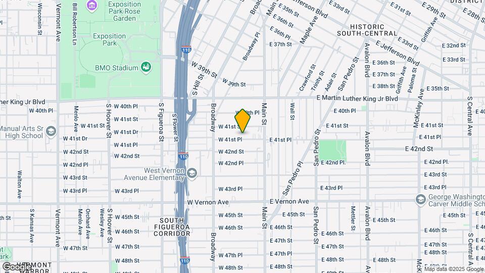 181 W 41st Pl Mapa y Detalles de la Ubicación