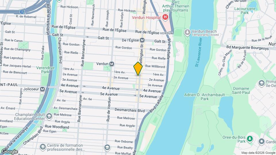 4643 Wellington Rue Map and Location Details