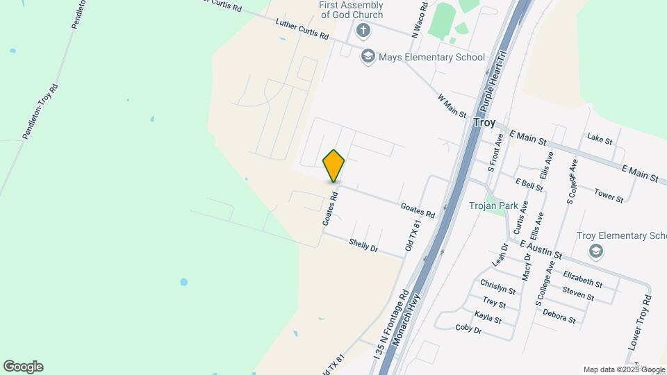 600 Goates Rd Map and Location Details