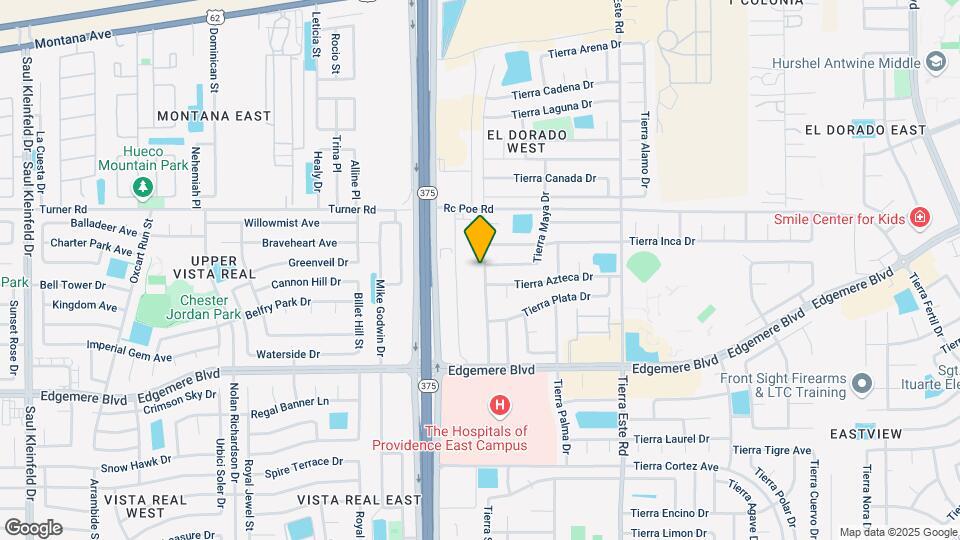 3613 Tierra Zafiro Dr Map and Location Details