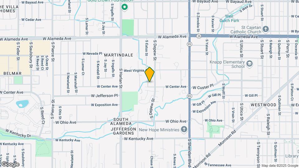 594 S Eaton St Map and Location Details